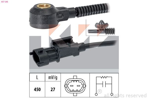 KW Capteur de cliquetis 457 245 Capteur de cliquetis KW XCEED 457 245 pas cher