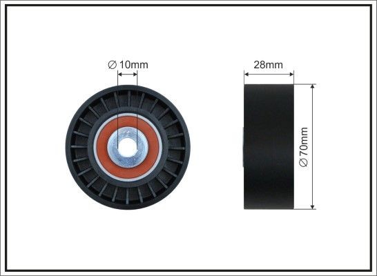 CAFFARO Geleiderol / omdraairol v-snaren 459-60 459-60 Geleiderol CAFFARO CITROЁN JUMPY
