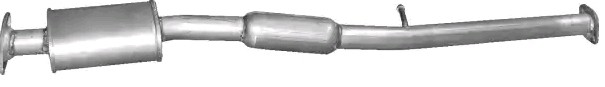 POLMO Marmitta centrale 46.05 Silenziatore centrale Subaru BE, BH 46.05 POLMO