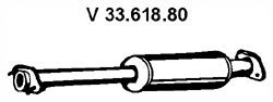 EBERSPÄCHER Silenziatore anteriore 33.618.80 EBERSPÄCHER 33.618.80 Silenziatore anteriore 99 Sedan prezzo