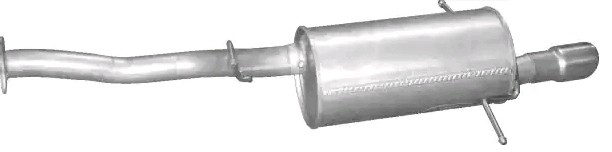 POLMO Silencieux arrière 46.19 Subaru BRZ Pot silencieux POLMO 46.19