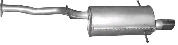 POLMO Silencieux arrière 46.31 POLMO 46.31 Silencieux de pot d'échappement Subaru Justy IV prix