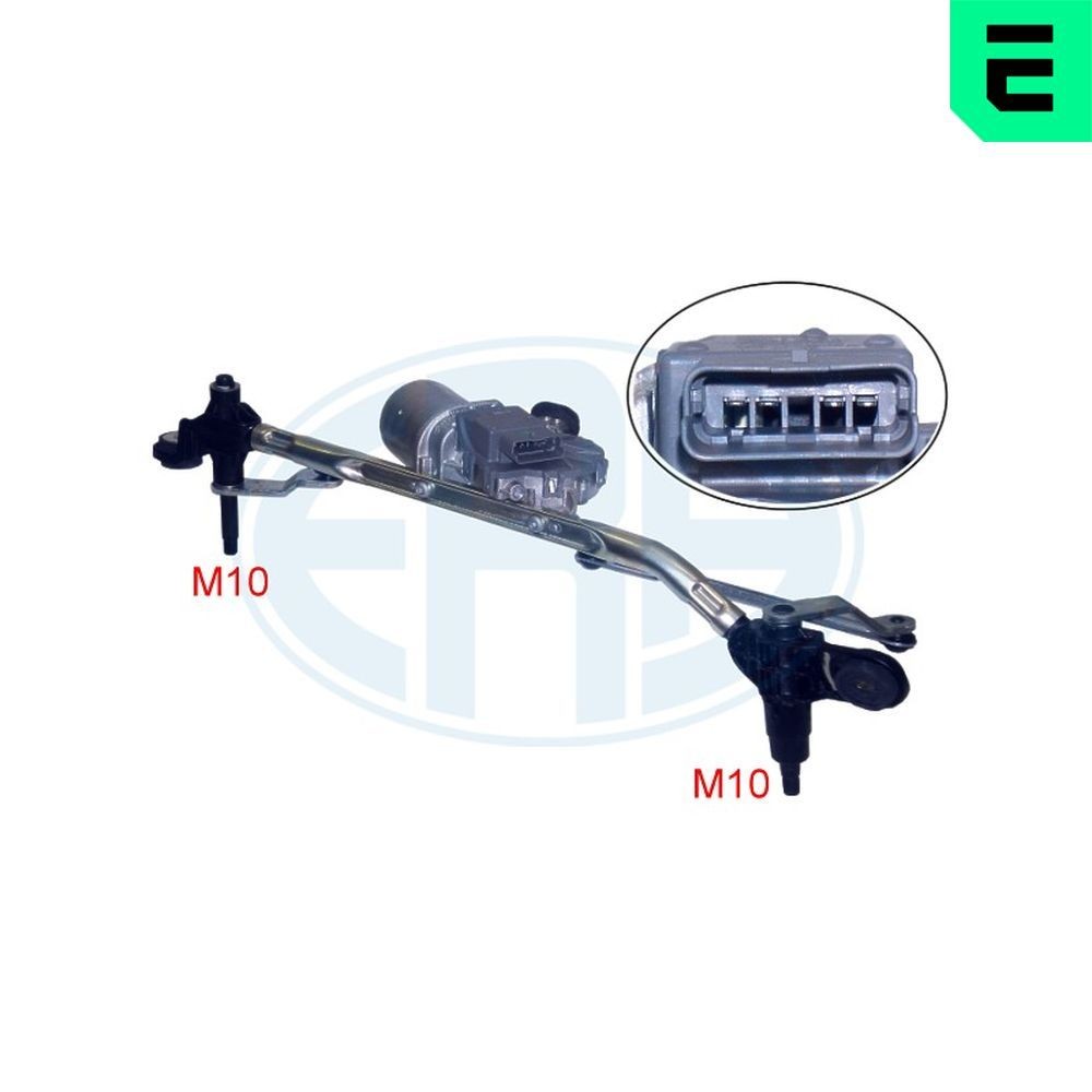 ERA Systém čistenia skiel 460055 ERA 460055 Mechanizmus stieračov Renault Megane 3 za nízku cenu