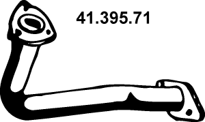 EBERSPÄCHER Voorpijp 41.395.71 EBERSPÄCHER 41.395.71 Uitlaatpijp Honda Civic Fastback prijs