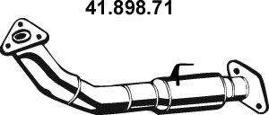 EBERSPÄCHER Tuyau d'échappement 41.898.71 Tube d'échappement EBERSPÄCHER FR-V 41.898.71 pas cher