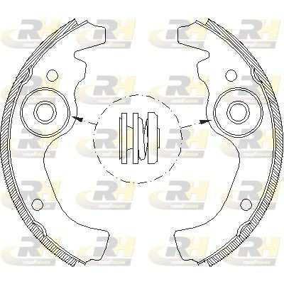 ROADHOUSE Bremsesko sett 4611.00 Bremseskosett ROADHOUSE 500 4611.00 billige