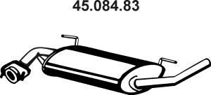 EBERSPÄCHER Einddemper 45.084.83 Demper EBERSPÄCHER WRX 45.084.83 goedkoop