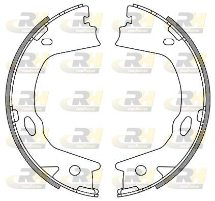 ROADHOUSE Handbromsbackar 4657.00 4657.00 ROADHOUSE handbromsbelägg HYUNDAI SANTA FE
