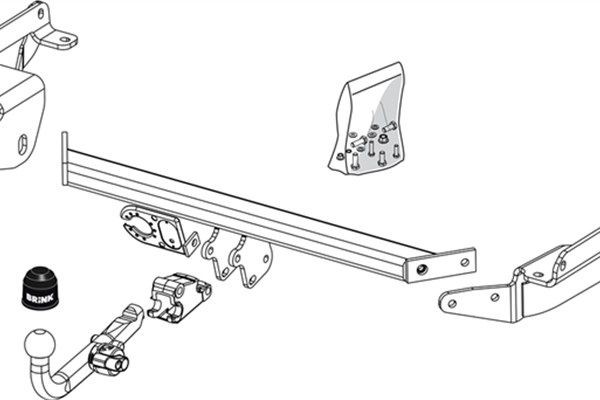 Hengerfeste BRINK 467000 BRINK 467000 Hengerfeste NISSAN MURANO 2003