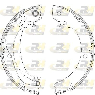 ROADHOUSE Handremschoenen 4680.00 4680.00 Handremschoen set OPEL ANTARA ROADHOUSE