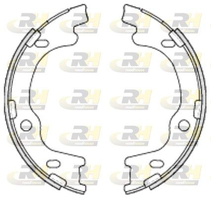 ROADHOUSE Piduriklotside komplekt, seisupidur 4699.00 4699.00 Käsipidur HYUNDAI GETZ ROADHOUSE