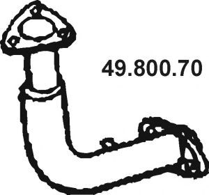 EBERSPÄCHER Izplūdes caurule 49.800.70 Izplūdes caurules EBERSPÄCHER Mazda 6 49.800.70