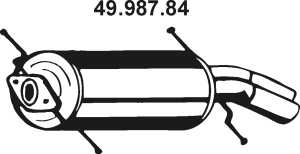 EBERSPÄCHER Bakre eksospotte 49.987.84 Bakre eksospotte EBERSPÄCHER 929 49.987.84 billige