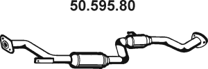 EBERSPÄCHER Midtre lydpotte 50.595.80 50.595.80 Mellomlyddemper VOLVO V60 EBERSPÄCHER