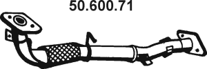 EBERSPÄCHER Σωλήνας εξάτμισης 50.600.71 50.600.71 Σωλήνες εξάτμισης EBERSPÄCHER HONDA CRX