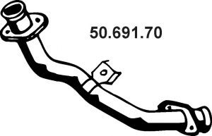 EBERSPÄCHER Výfukové potrubie 50.691.70 Vyfukove potrubie EBERSPÄCHER SPACE WAGON 50.691.70 lacné