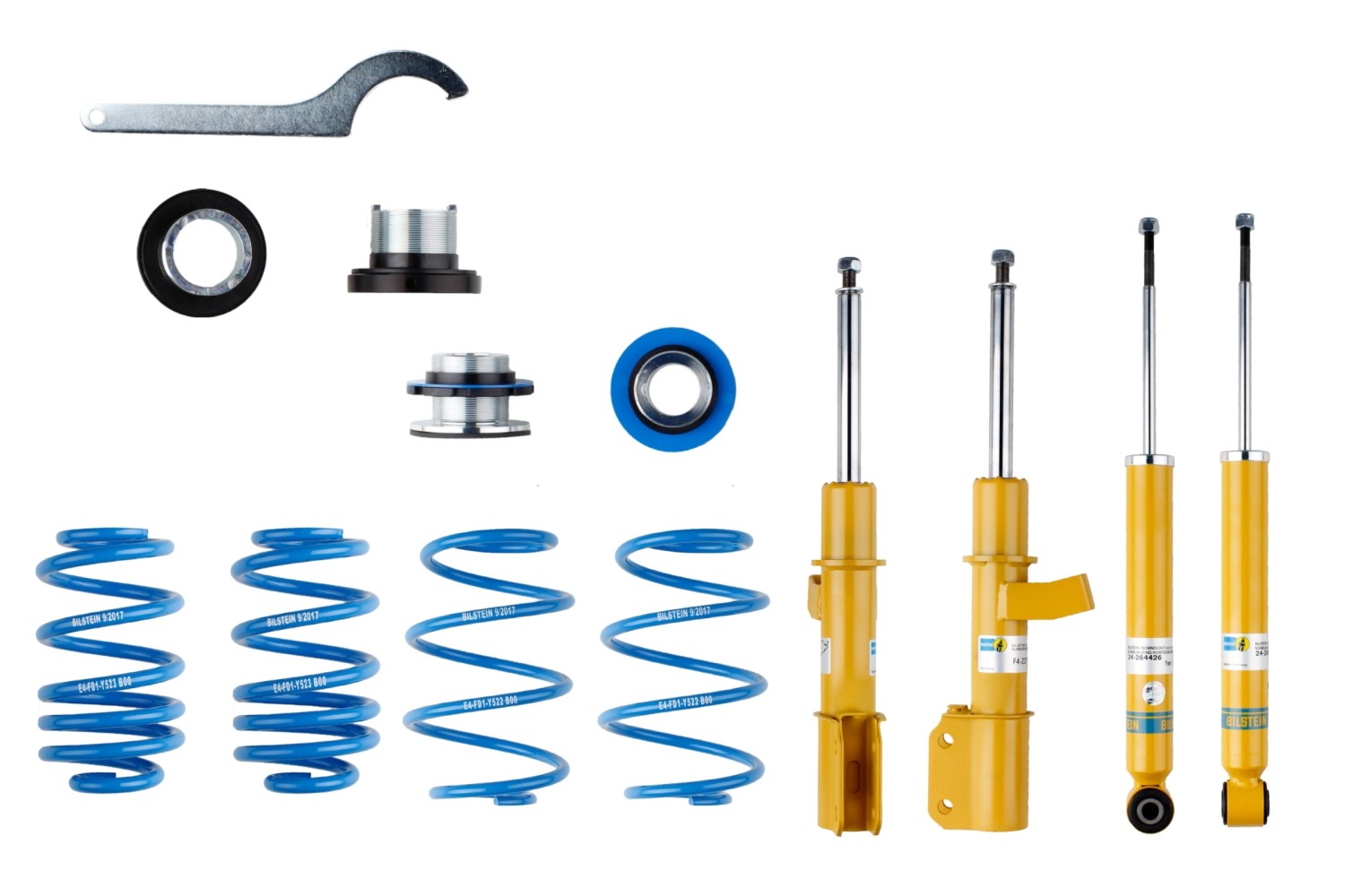 BILSTEIN Jeu de suspensions, ressorts / amortisseurs 47-248281 Nissan ALMERA Kit de suspension BILSTEIN - B14 PSS 47-248281