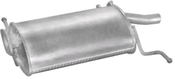 Rear silencer POLMO 47.06 POLMO 47.06 2007 KIA RIO exhaust silencer replacement