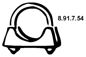 EBERSPÄCHER Collier d'échappement 8.91.7.55 8.91.7.55 Collier d'echappement SMART CITY-COUPE EBERSPÄCHER
