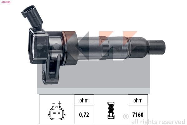 KW Zapaľovacia cievka 470 556 KW Indukčná cievka SKODA 470 556