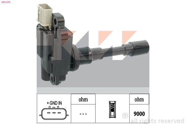 KW Bobina de ignição 470 570 KW Bobina de ignição 470 570 avaliação