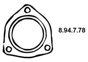 EBERSPÄCHER Guarnizione, Tubo gas scarico 8.94.7.78 8.94.7.78 costo Guarnizione scarico EBERSPÄCHER PEUGEOT 407