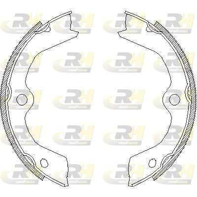ROADHOUSE Piduriklotside komplekt, seisupidur 4703.00 ROADHOUSE 4703.00 Käsipidur Jaguar XK8 Cabrio hind