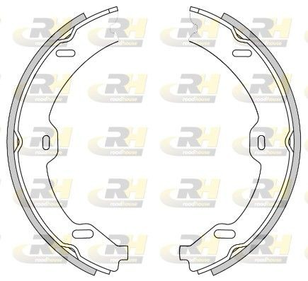 ROADHOUSE Handremschoenen 4708.01 Handremschoenen MERCEDES-BENZ ROADHOUSE 4708.01