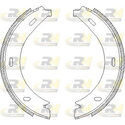 ROADHOUSE Handremschoenen 4713.01 Handremschoen set MERCEDES-BENZ ROADHOUSE 4713.01