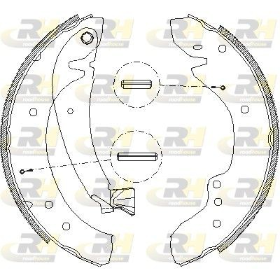 ROADHOUSE Remschoenset 4718.00 Remschoen PEUGEOT ROADHOUSE 4718.00