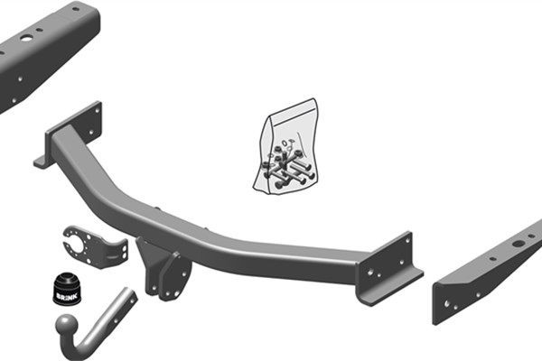 Gancio traino BRINK 473200 BRINK 473200 Ganci rimorchio Jeep CHEROKEE 2018