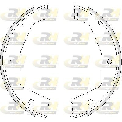 ROADHOUSE Handbromsbackar 4743.00 ROADHOUSE 4743.00 Handbromsbackar Jaguar XJS Cabriolet original