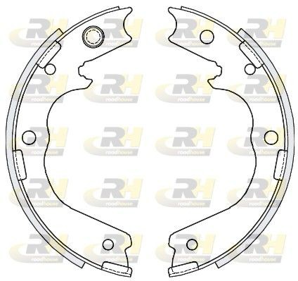 ROADHOUSE Handbromsbackar 4756.00 4756.00 ROADHOUSE parkeringsbromsbelägg Fiat DUCATO