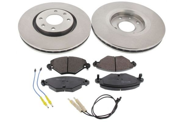 MAPCO Bremseskiver og -klosser 47565 MAPCO 47565 Bremseklosser og skiver Citroen Berlingo Flatvogn lastebil pris