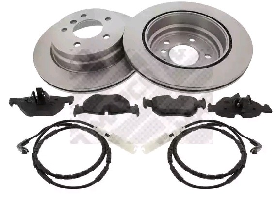 MAPCO Bremseskiver og klodser 47873 MAPCO 47873 originale BMW E30 Touring Bremsesæt hvad koster