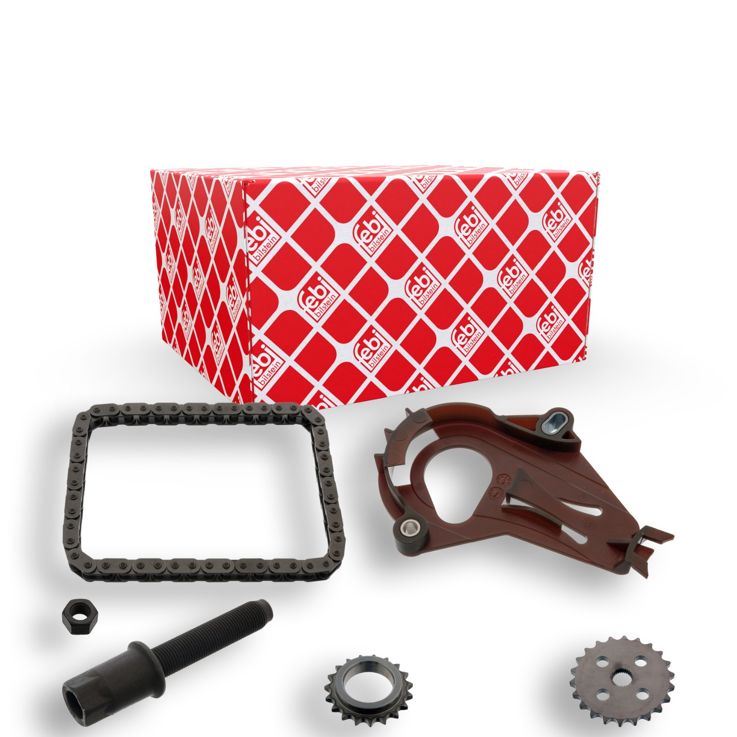 FEBI BILSTEIN Kedjesats, drivning oljepump 47979 47979 FEBI BILSTEIN drivkedja Ford USA F-150