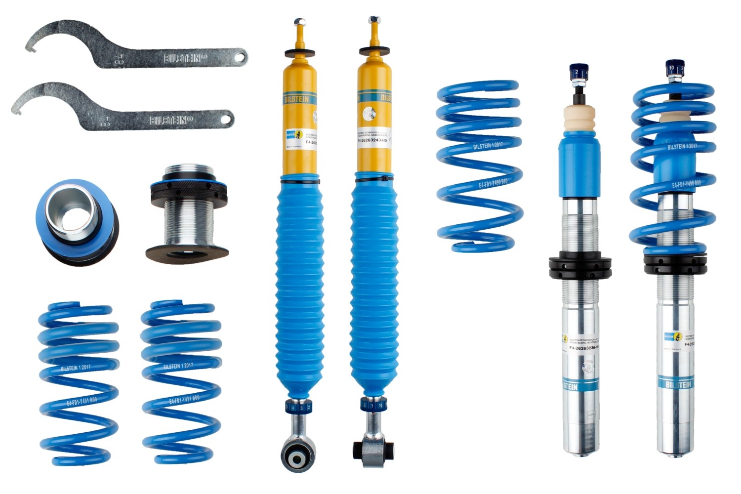 BILSTEIN Balstiekārtas komplekts, Atsperes / Amortizatori 48-262316 BILSTEIN 48-262316 orģinālās Atsperu un piekares amortizatoru komplekts Audi A5 F53 cena