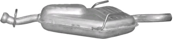 POLMO Bakre eksospotte 48.18 POLMO 48.18 Sluttlyddemper 90 Coupé pris