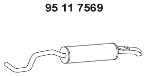 EBERSPÄCHER Πίσω σιλανσιέ 95117569 Σιλανσιέ EBERSPÄCHER LEON 95117569 φθηνά