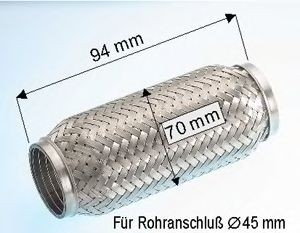 EBERSPÄCHER Flexibele slang, uitlaatsysteem 99.001.79 Flexibele uitlaat EBERSPÄCHER YARIS 99.001.79 goedkoop