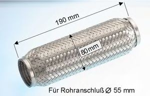 EBERSPÄCHER Gofrēta caurule, Izplūdes gāzu sistēma 99.006.79 Gofrēta caurule izplūdes gāzu sistēma EBERSPÄCHER Citroën JUMPER 99.006.79