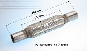 EBERSPÄCHER Flexrohr, Auspuff 99.102.79 Flexrohr Abgasanlage EBERSPÄCHER Volkswagen T-ROC 99.102.79