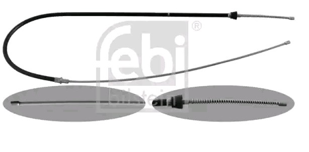 FEBI BILSTEIN Håndbremsekabel 48302 Bremsekabel FEBI BILSTEIN 145 48302 billig