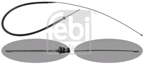 FEBI BILSTEIN Håndbremsekabel 48331 Håndbremsekabel FEBI BILSTEIN Skoda FAVORIT 48331