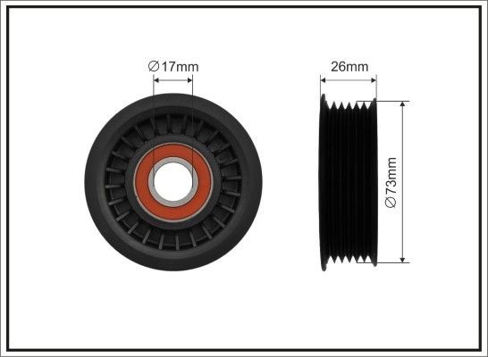 CAFFARO Rullo tenditore cinghia Poly-V 486-00 CAFFARO 486-00 costo Rullo tendicinghia Ford Fiesta Mk4 JVS originale