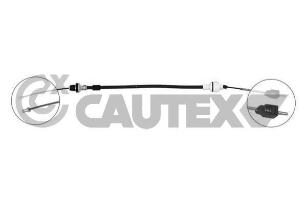 CAUTEX Lanko ovládania spojky 489096 Spojkové lanko CAUTEX 806 489096 lacné