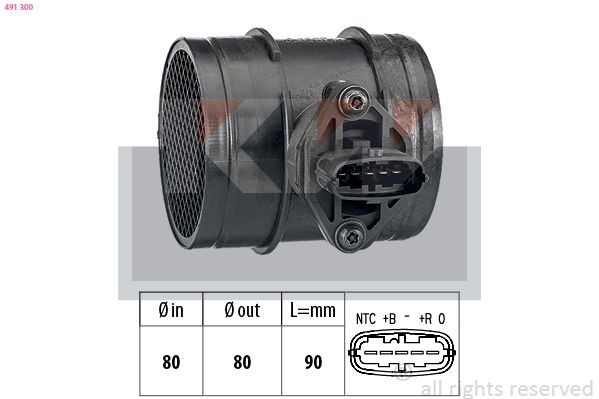 KW Õhumassimõõtja 491 300 491 300 Õhumassimõõtja CITROËN NEMO KW