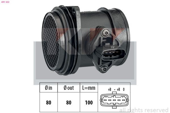 KW Luftmassenmesser (LMM) 491 332 Luftmassenmesser (LMM) KW CAPRI 491 332 günstig