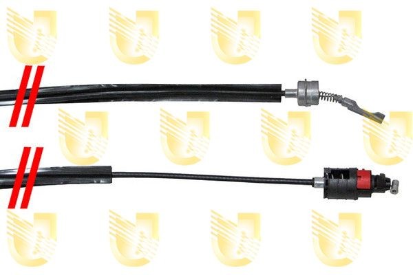 UNIGOM Kabel, manuel gearkasse 491802 Gearkassekabel AUDI UNIGOM 491802