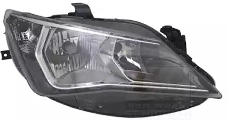 Headlight VAN WEZEL 4924964 VAN WEZEL 4924964 2013 Seat IBIZA headlight replacement